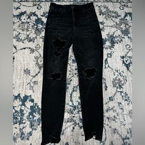 AE Black Ripped Jeans